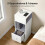 Levede  Bedside Tables Modern Nightstand White Storage Drawer Shelf for Bedroom 3