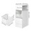 Levede  Bedside Tables Modern Nightstand White Storage Drawer Shelf for Bedroom 8