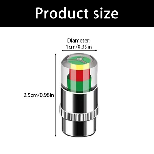 Bouchons de valves de pneus étanches, indicateur de pression-S 2