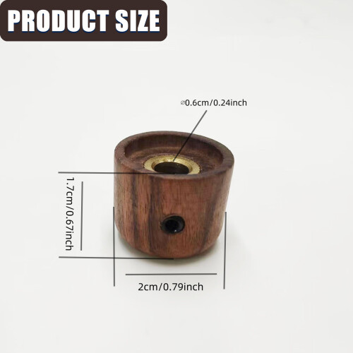 Brown Rosewoods Guitar Control Knobs Easyly-Rosewood 2