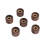 Brown Rosewoods Guitar Control Knobs Easyly-Rosewood 6