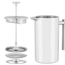 Kaffepresse i rustfrit stål, 1 liters kapacitet