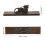 2Pcs Engraved Copper Pixiu Paperweight for Calligraphy and Office Use 2