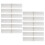12Pcs White Refillable Plastic Lipstick Tubes for DIY Lip Balm Storage 7