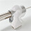 2Pcs Solid Wood Curtain Rod Wall Brackets White Elegant Home Decor 3