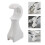 2Pcs Solid Wood Curtain Rod Wall Brackets White Elegant Home Decor 10