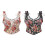 Women Tie Up Adjustable Straps Overbust Corset Bustier-Black M 3