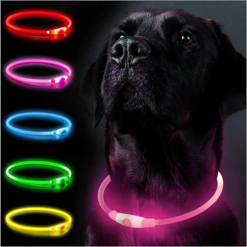 (Rosa) Hundehalsbandanhänger
