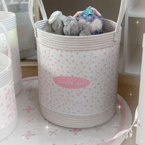 Adorable Printed Patterned Laundry Bag With Sturdy-L 1 2