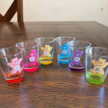 Glass Care Bears Shot Glasses Bundle 60ml Capacity Party Gift Purposes Supplies