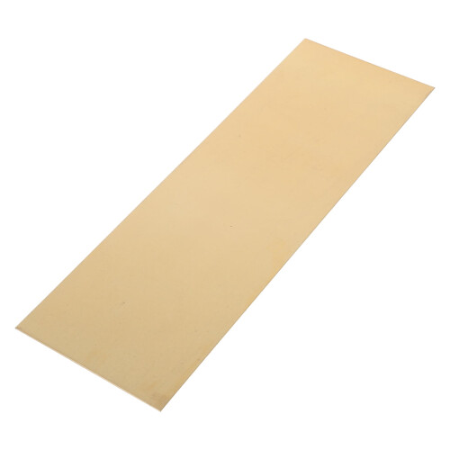 Messingblech 30 x 10 x 0,05 cm, goldfarben