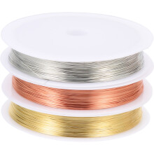 Metal wire craft wire 3 rolls jewelry making