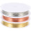 Metal wire craft wire 3 rolls jewelry making 1
