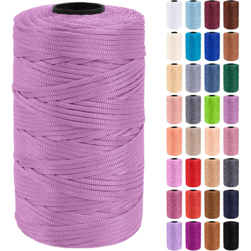 Snáth Macramé Cothrom PP 3mm Rolla 200m – 32 Dath