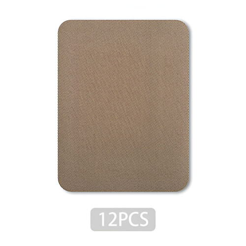 AUQ - Set di 12 toppe termoadesive per denim