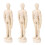 Trækunstmannequinfigur, beige, 13,5 cm, leddet 1