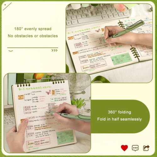 A4 refillable grid notebook for sketching and writing 2