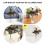 Heart Shaped Acrylic Flower Holder Decoration Set 8