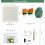Broderikit för punch needles Grön prästkragedesign 2