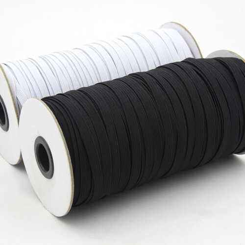TPU elastische band 10m  0,6cm zwart 1