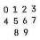 Set di stencil numerici riutilizzabili – PET e carta, 15x11 cm 4