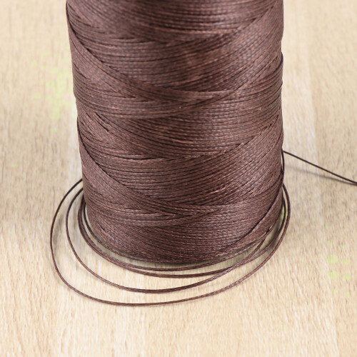 Gewachstes Polyester-Nähgarn für Leder, 0,8 mm, 260 m 2