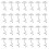 Fabric Bed Blanket Fasteners Plastic Screws 50 pcs 6
