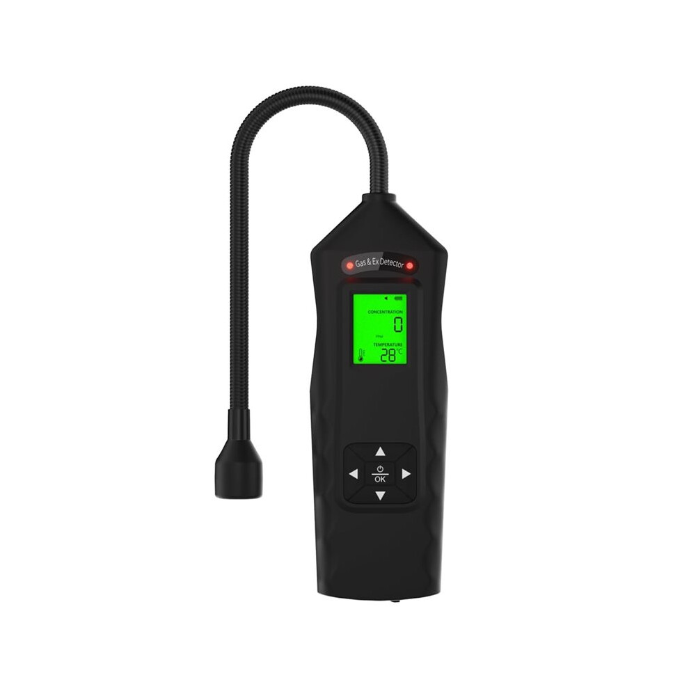 Combustible Gas Detector Rechargeable Combustible Gas Leak Detector With 17-Inch Flexible Probe For Various Gas Leaks 6033932629401