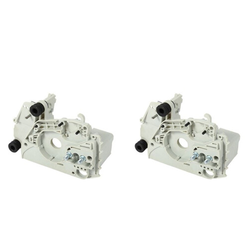 2X Crankcase Fuel Tank Cover for  017 018 MS170 MS180 Chainsaw Replace Durable