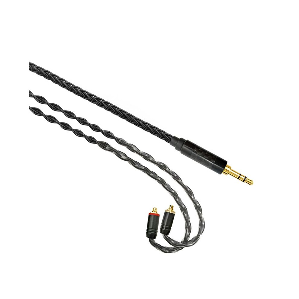 120Cm Mmcx To 3.5Mm Plated Ofc Upgrade Iem Earphone Cable For Se535 Se215 Se425 Ue900 W40 Silver 6033952777373