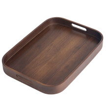 Tea Tray Home Small Tray Tea Cup Tea Tray Tea Set Storage Plate Solid Bamboo Tea Plate L