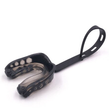 Rugby Mund Schutz Grade Zahn Schutz Muay FußBall Schock Sport Mund Schutz Lippen Schutz Boxen Basketball Schwarz