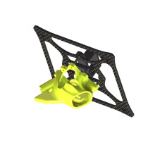 Bassline FPV Carbon Fiber Frame Kit with Canopy 2inch 51MM Propeller for RC FPV Drone for O4 Air ELRS 1102 Motor A