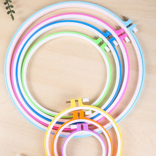 Blumenstickset mit Stickrahmen – 9,65 Zoll 1