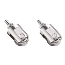 2X Ponto de Contato Do Rolo para Indicador de Discagem Roda de 10 mm de Diâmetro M2.5 Rosca Cabeça de Medição de Rolo de Aço Inoxidável