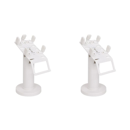 2X Universal Pos Machine Desktop Stand Rotatable POS Cashiers Holder Rack Display Bracket White