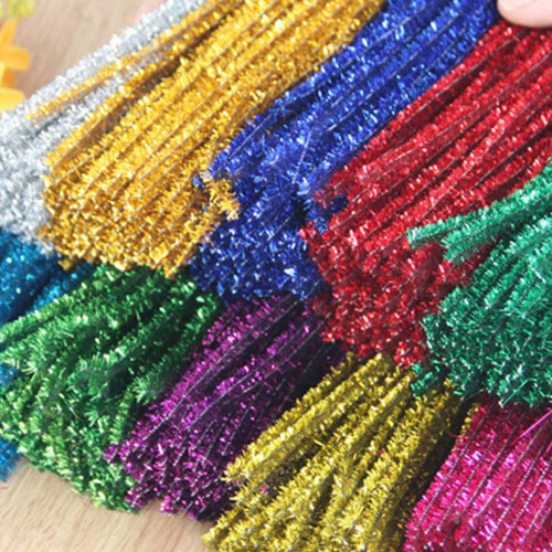 Scovolini scintillanti per lavoretti creativi per bambini – 100 pezzi 1