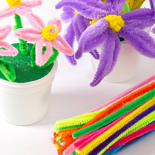 Scovolini scintillanti per lavoretti creativi per bambini – 100 pezzi 2