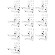 Patio Sliding Door Security Foot Kick Lock with Keyed, Fits Top Rail-Childproof Patio Door Guardian-or Bottom 20 Pack