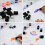 60 sorte fingermalingsvampe 1,8 x 3,3 cm 3