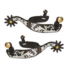 Metal Horse Boot Spur with Gear Decoration Competition