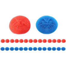 Schuursponsjes Ronde Afwassponsjes Plastic Anti-Kras Afwassponsjes Diverse Kleuren Afwassponsjes voor de Keuken (30 Stuks)