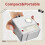 T1 Retro Flash M/AUTO Mode Universal Hot Shoe Jump Flash Off-Camera for 6