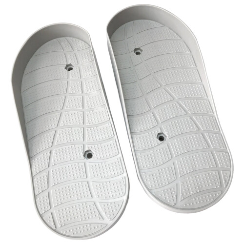 Fitness Machine Footboard Textured Surfaces for Exercise-A Pair