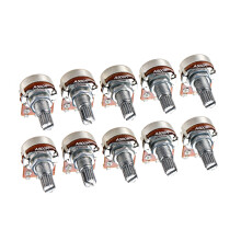 Potentiomètre de contrôle logarithmique lisse 500K, partie basse