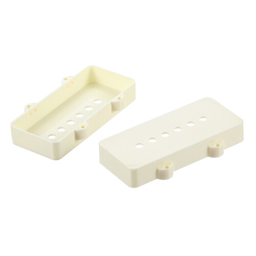 Couvercles de micro de guitare en plastique de couleur blanche