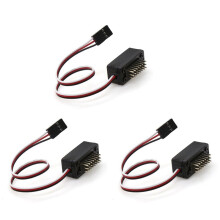 3X 1 um 8 RC Car 3 Channel CH3 3CH LED Lamp Painel de Interruptor de Luz Sistema para RC Model Car Axial SCX10  TRX4 HSP