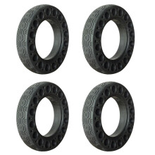 4X 10 Inch Rubber Solid Tires for Max G30 Electric Scooter Honeycomb Damping Tyre Black