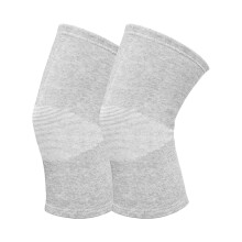 Genouillère respirante en tissu évacuant-Gris clair XL