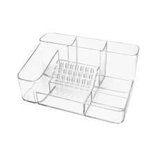 Nail Drill Holder,28 Holes Transparent Acrylic Nail Drill Bits Holder, Professional Nail Tools Organizer and Storage Box